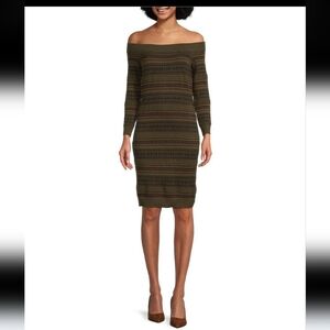 Lauren Ralph Lauren Isle of the Shoulders Sweater Dress Size S
